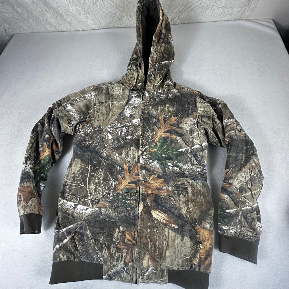 Magellan Outdoors Kids Large RealTree Edge Camo Hooded Insulated Jacket Coat